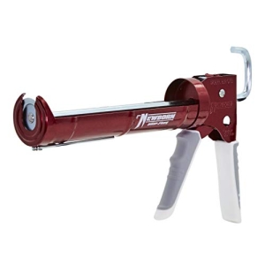 Newborn 930-GTD Drip-Free Smooth Hex Rod Cradle Caulking Gun with Gator Trigger Comfort Grip, 1/10 Gallon Cartridge, 10:1 Thrust Ratio