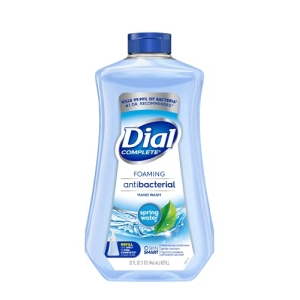 Dial Complete Antibacterial Foaming Hand Soap Refill, Spring Water, 32 Fluid Ounces