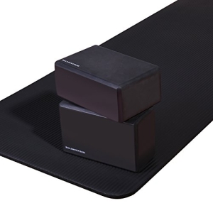 BalanceFrom BFGY-AP6BLK Go Yoga All Purpose Anti-Tear Exercise Yoga Mat with Carrying Strap, Black, One Size