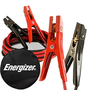 Energizer Jumper Cables for Car Battery, Heavy Duty Automotive Booster Cables for Jump Starting Dead or Weak Batteries with Carrying Bag Included (16-Feet (6-Gauge)