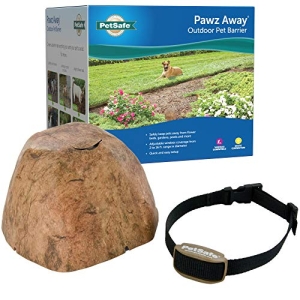 PetSafe Pawz Away Outdoor Pet Barrier for Cats and Dogs - Keeps Pets Out of Landscaping, Pools, Gardens, Water Features - Static Correction - Waterproof - Pet Proof Areas in Your Yard